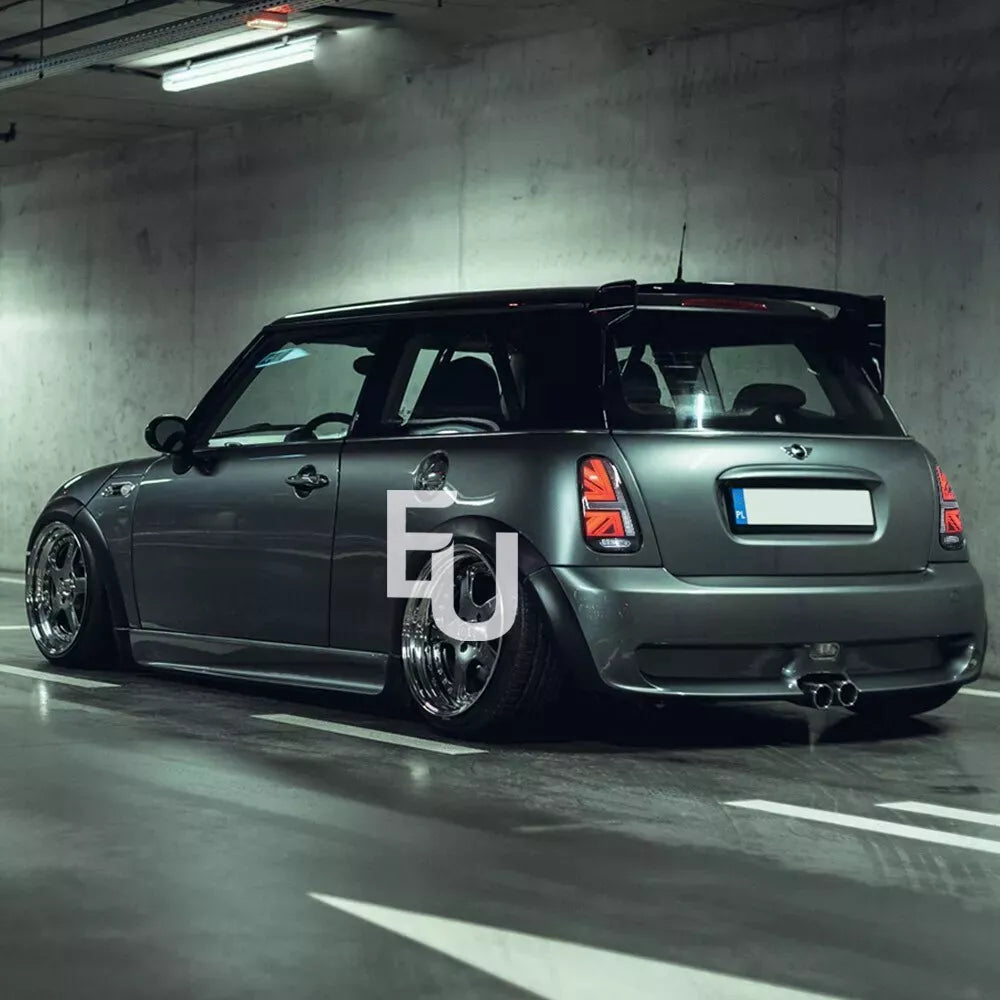 FOR MINI COOPER S R50 R52 R53 UNION JACK TAIL LIGHTS LAMP W/ANIMATION 2001-2006