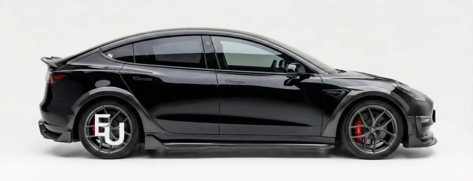 BRAGE DESIGN WIDE BODY BODYKIT WITH WHEEL ARCH FRONT SPLITTER FOR TESLA MODEL 3
