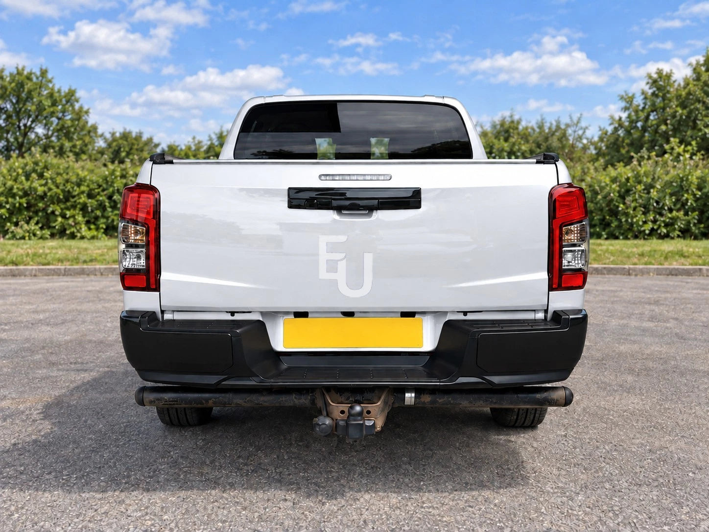 FOR MITSUBISHI L200 TRITON SERIES 5 BLACK REAR BUMPER STEP 2019-2023 FACELIFT