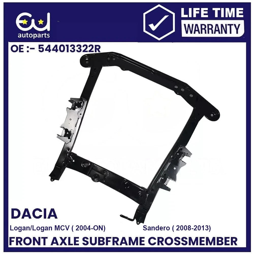 FRONT AXLE SUBFRAME CROSSMEMBER FOR RENAULT DACIA LOGAN MCV SANDERO 544013322R