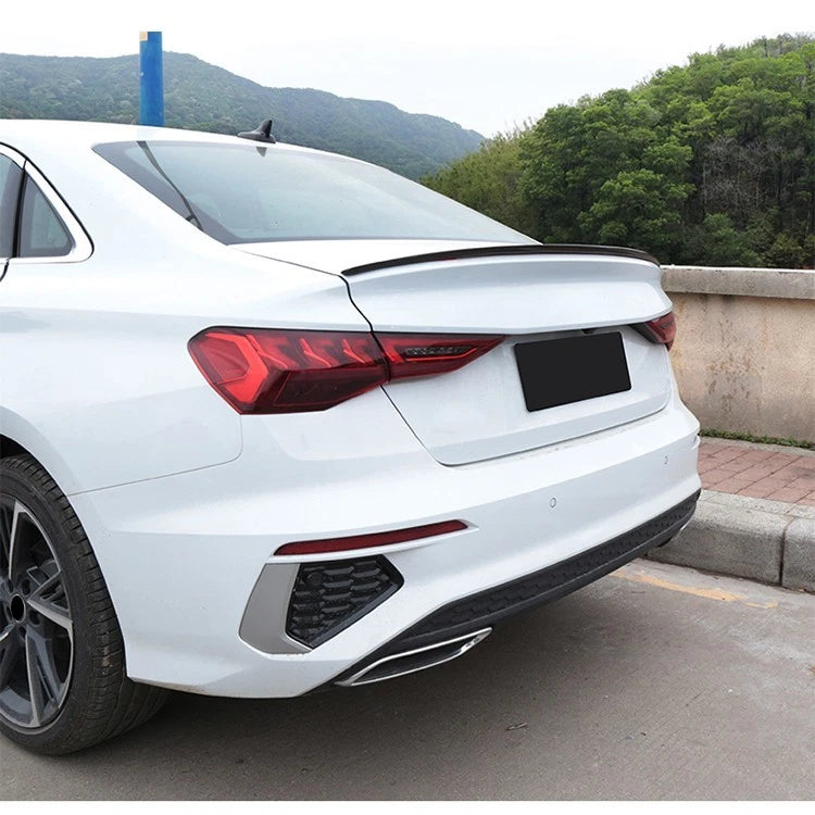REAR BOOT SPOILER LIP WING A3 S3 RS3 STYLE FOR AUDI 2021 AUDI A3(8Y) SEDAN 2021+