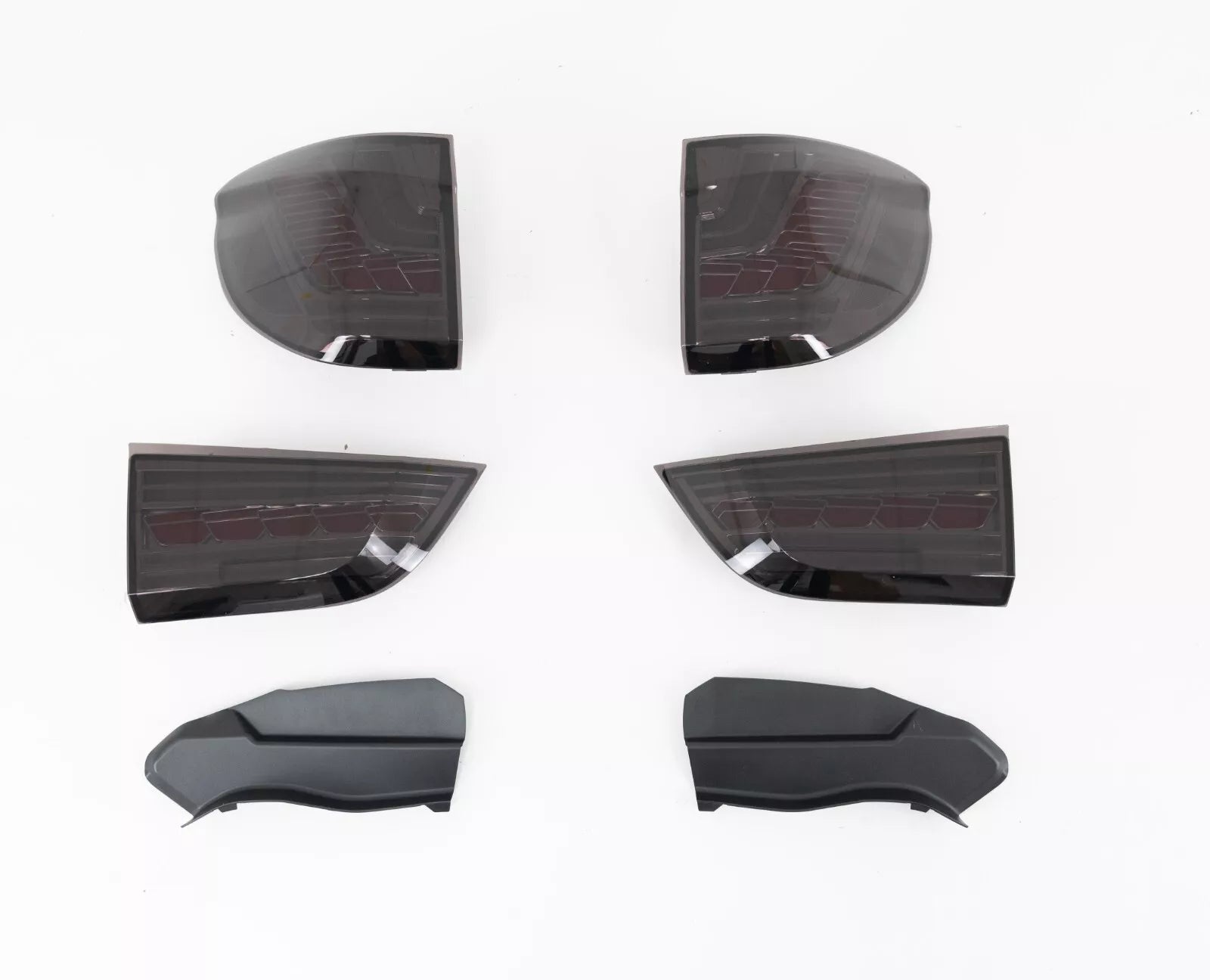 FOR BMW X5 F15 2013-2018 PAIR GTS LED BLACK SMOKED ANIMATION TAIL LIGHTS LAMP