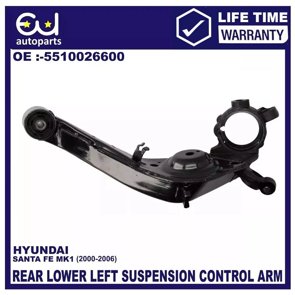 REAR LEFT LOWER SUSPENSION CONTROL TRAILING ARM FOR HYUNDAI SANTA FE MK1 00-06