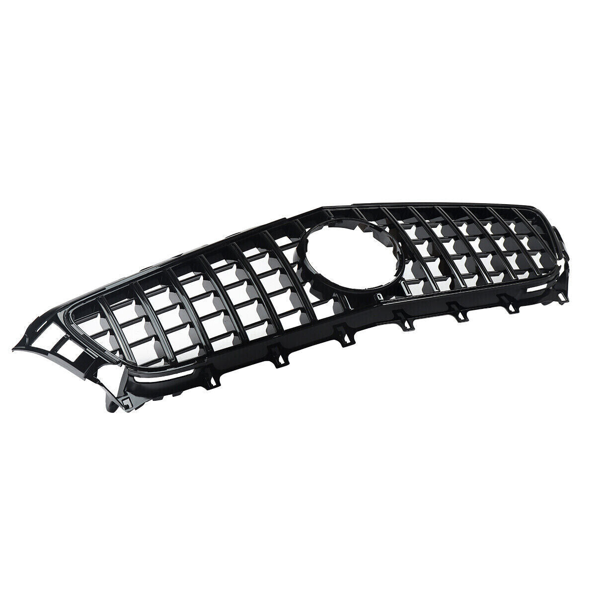 FOR MERCEDES CLS CLASS W218 C218 PANAMERICANA GT FRONT GRILLE GLOSS BLACK 11-14