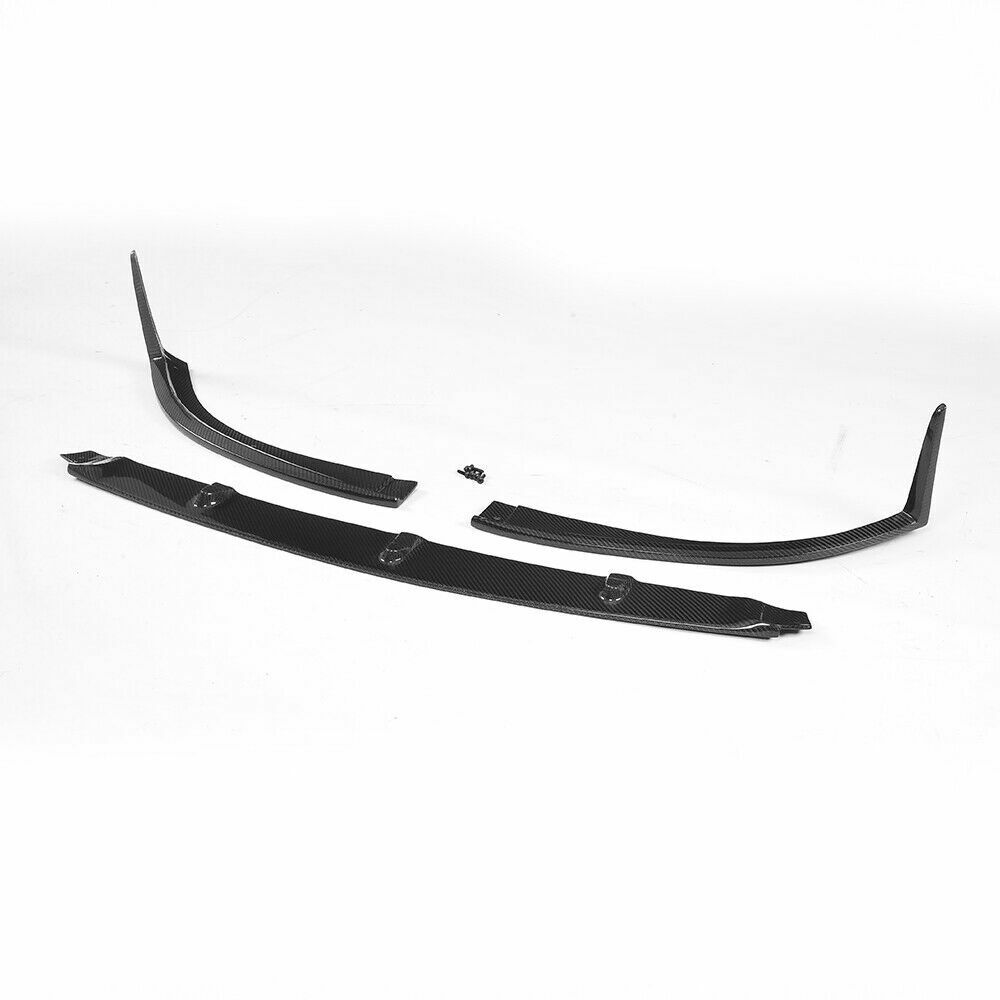 FOR MERCEDES C CLASS C205 W205 A205 AMG FRONT SPLITTER LIP VALANCE ED1 CARBON