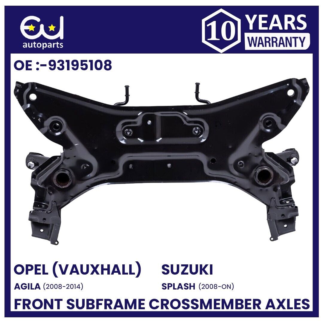 FRONT SUBFRAME CROSSMEMBER AXLE FOR OPEL VAUXHALL AGILA B 08-14 (PETROL/MANUAL)