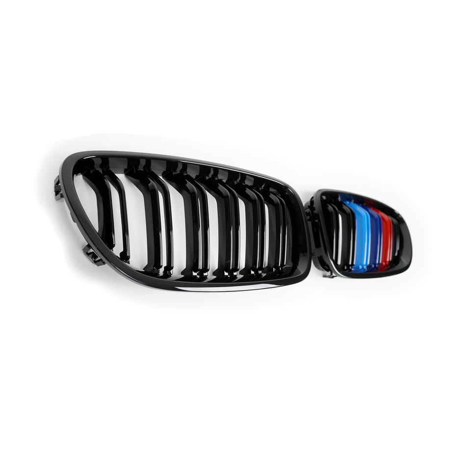 FOR BMW 5 SERIES F10 F11 FRONT M COLOR GLOSS M5 STYLE KIDNEY GRILLE GRILL 10-16