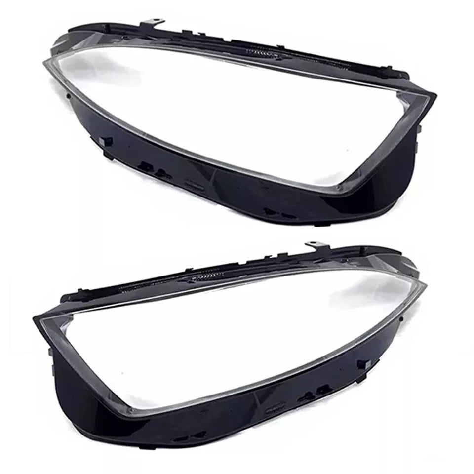 FOR MERCEDES CLS W257 2018+ LEFT RIGHT SIDE PAIR HEADLIGHT LENS HEADLAMP COVER