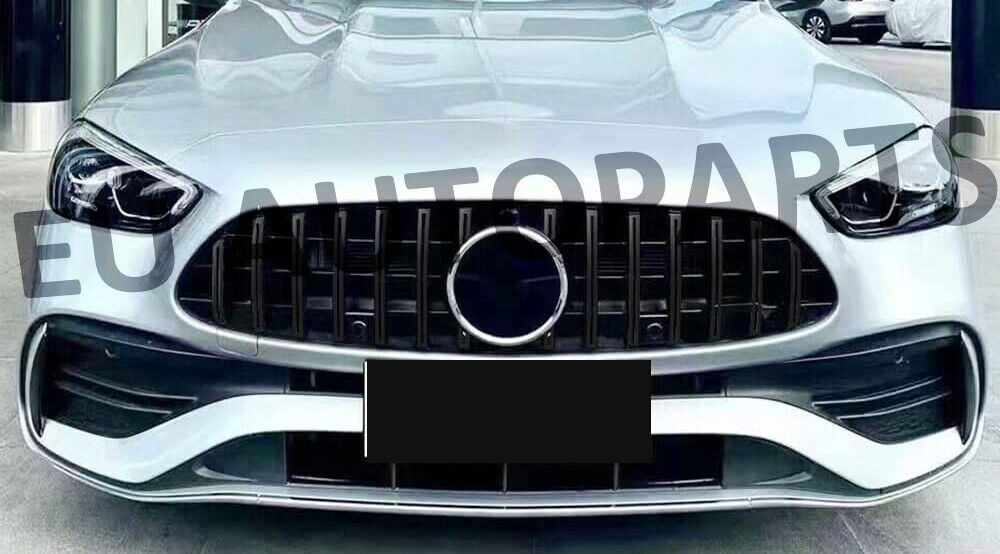 FOR MERCEDES C CLASS W206 S206 C43 AMG PANAMERICANA GT GLOSS BLACK GRILLE GRILL