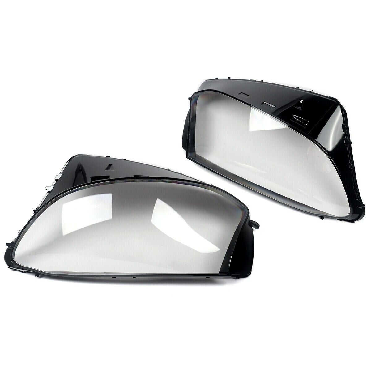 FOR MERCEDES BENZ GLC X253/C253 2015-19 HEADLIGHT GLASS LENS COVER L+R PAIR NEW