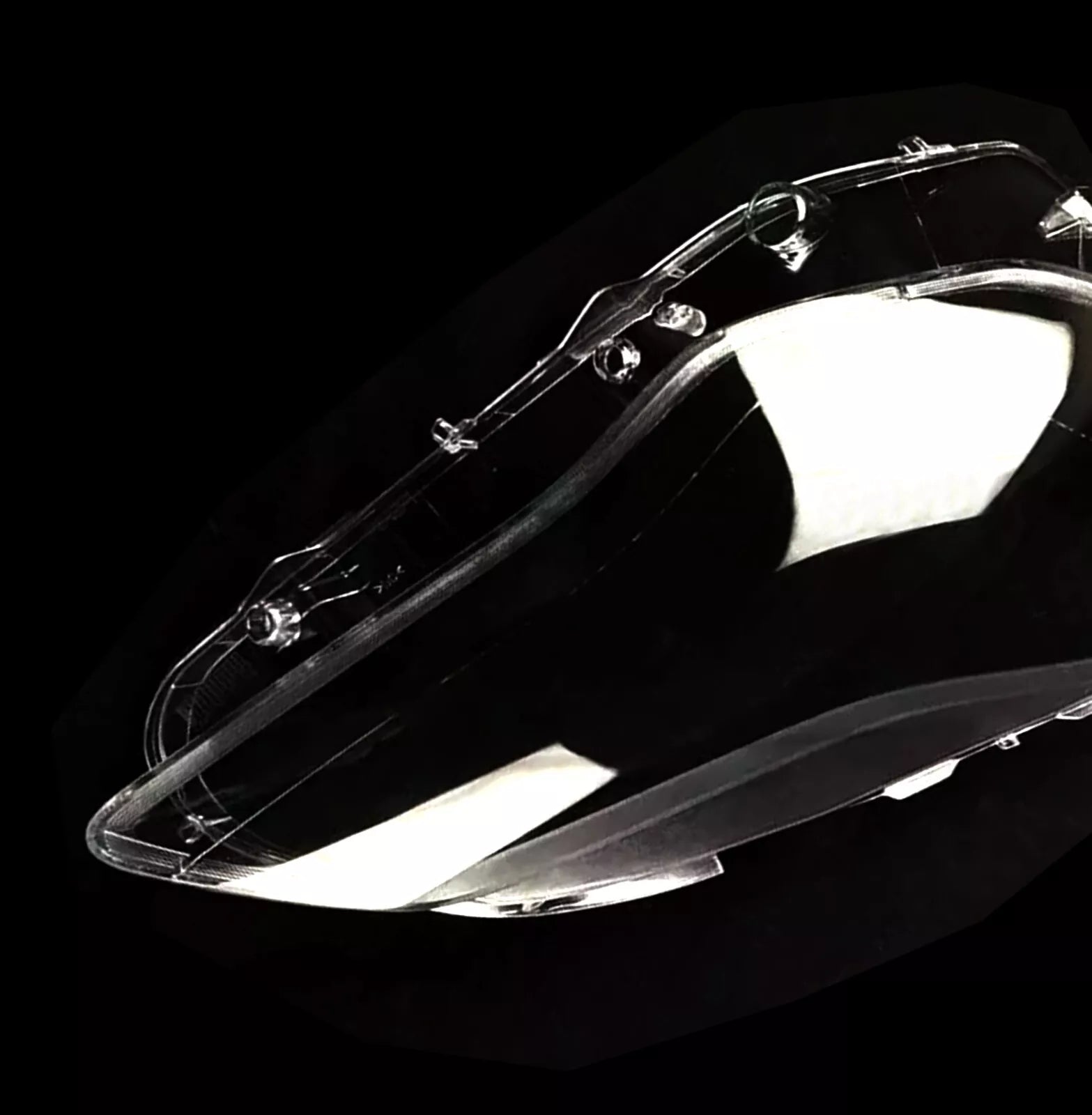 RIGHT DRIVER FOR MASERATI QUATTROPORTE MK6 HEADLAMP HEADLIGHT LENS COVER 16-19