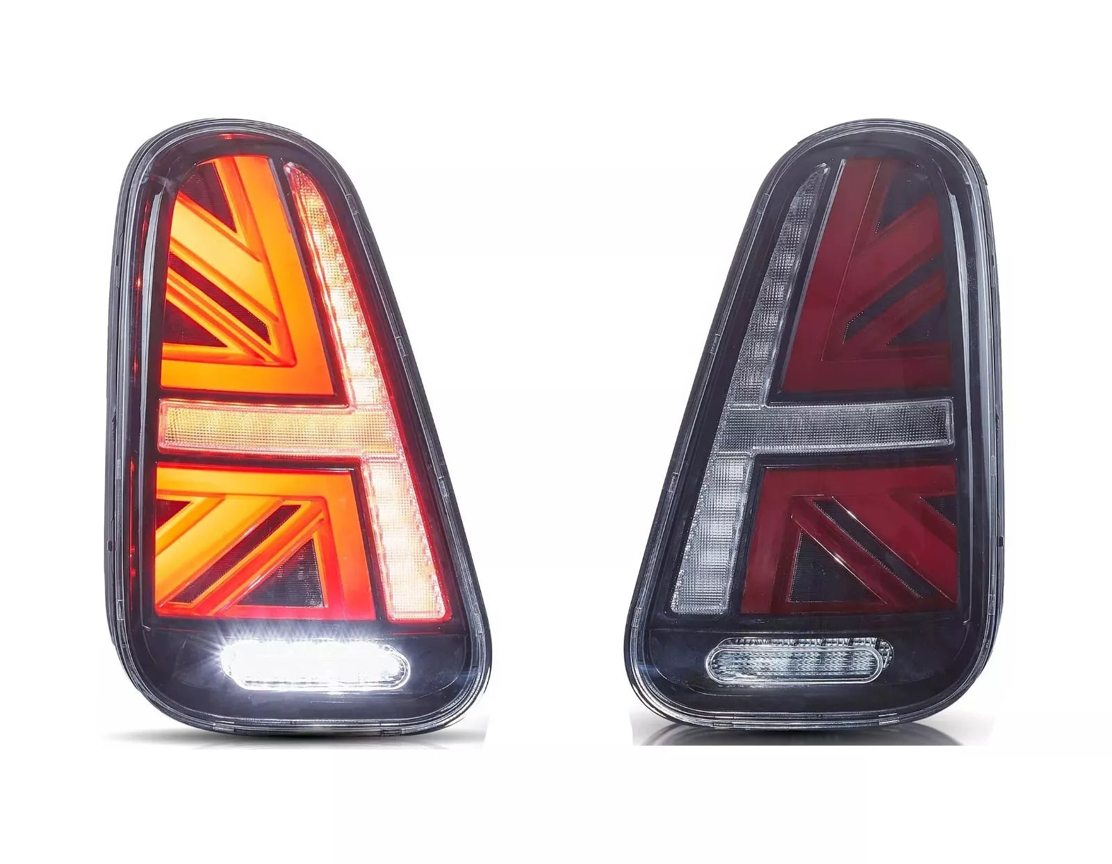 FOR MINI COOPER S R50 R52 R53 UNION JACK TAIL LIGHTS LAMP W/ANIMATION 2001-2006
