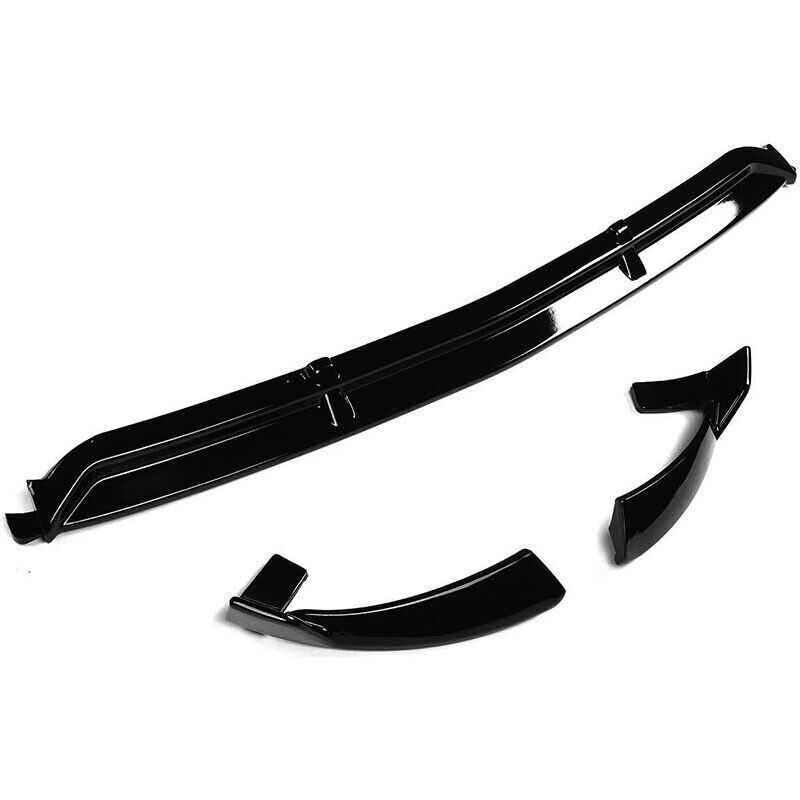FOR MERCEDES GLC X253 W253 C253 FRONT SPLITTER LIP B STYLE GLOSS BLACK 2015-19