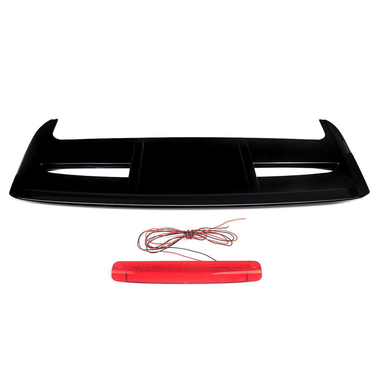 FOR FORD FIESTA MK7 MK7.5 ST STYLE REAR BOOT ROOF SPOILER GLOSS BLACK 08-19 OEM
