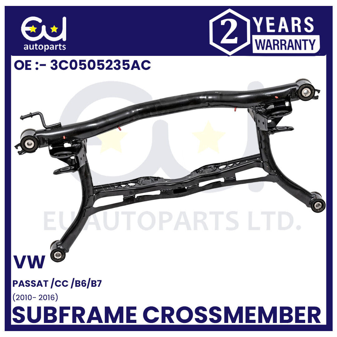 REAR AXLE SUBFRAME CROSSMEMBER BEAM FOR VW CC PASSAT B6 B7 10-16 3C0505235AC
