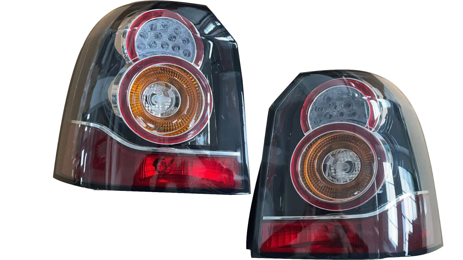 UPGRADE BLACK REAR LED TAIL LIGHT LAMP FOR LAND ROVER FREELANDER 2 L359 2006-14