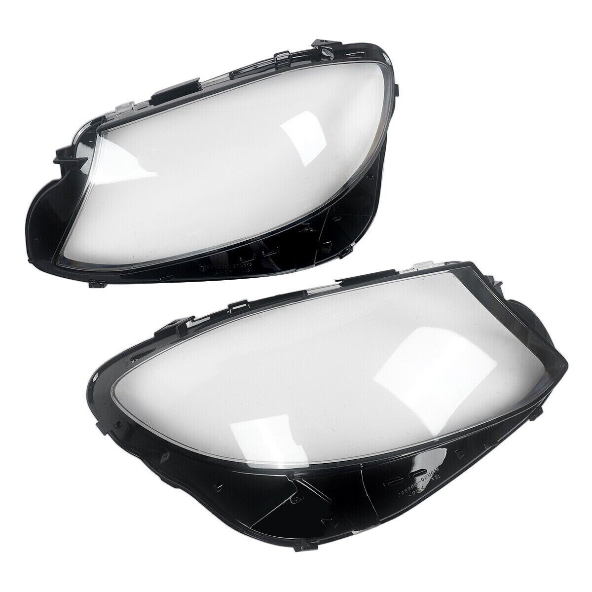 FOR MERCEDES-BENZ E CLASS W213 HEADLIGHT LENS COVER LEFT & RIGHT SIDE 2016–2020