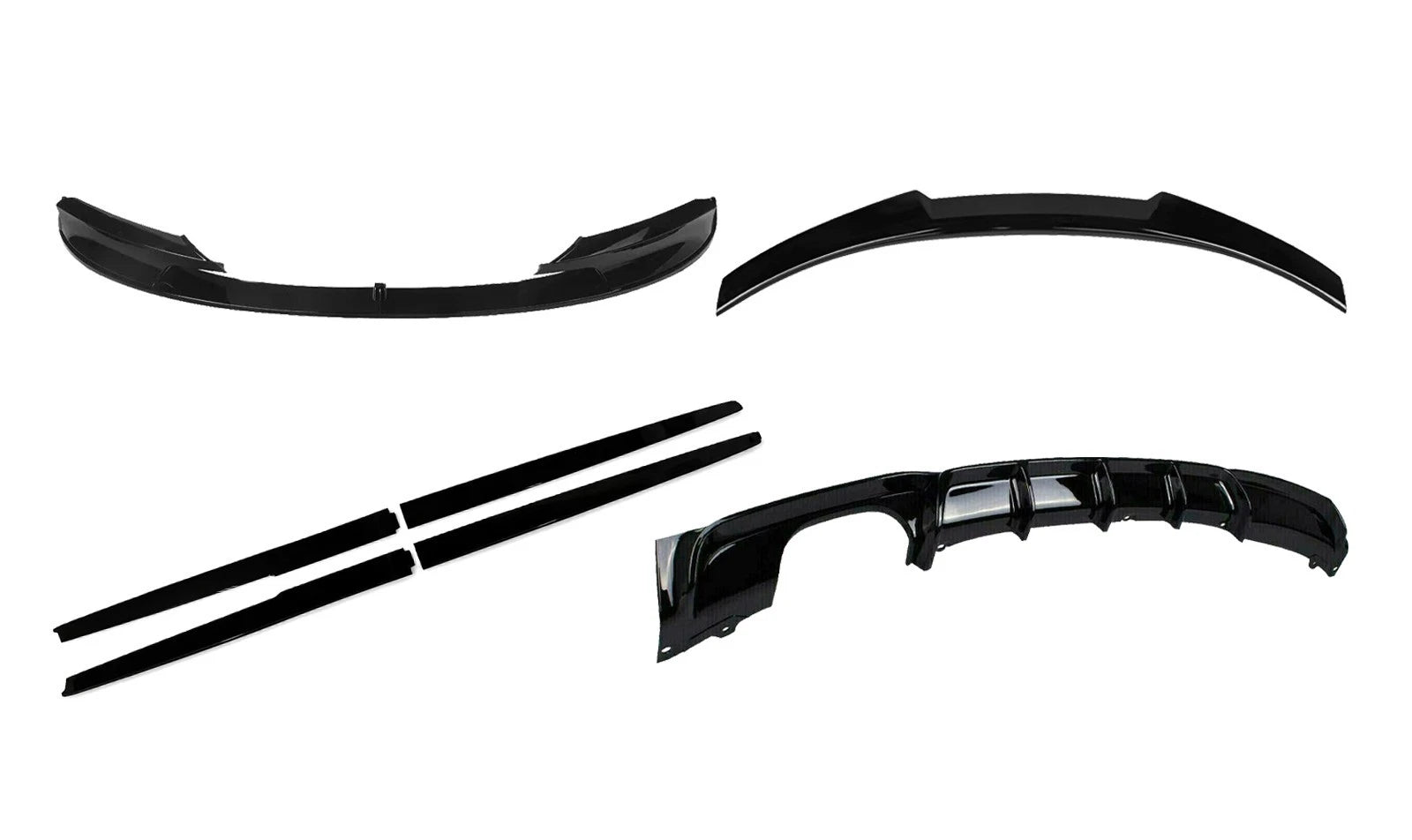 FOR BMW 3 SERIES F30 MP FRONT LIP SPLITTER REAR DIFFUSER BODYKIT BODY KIT