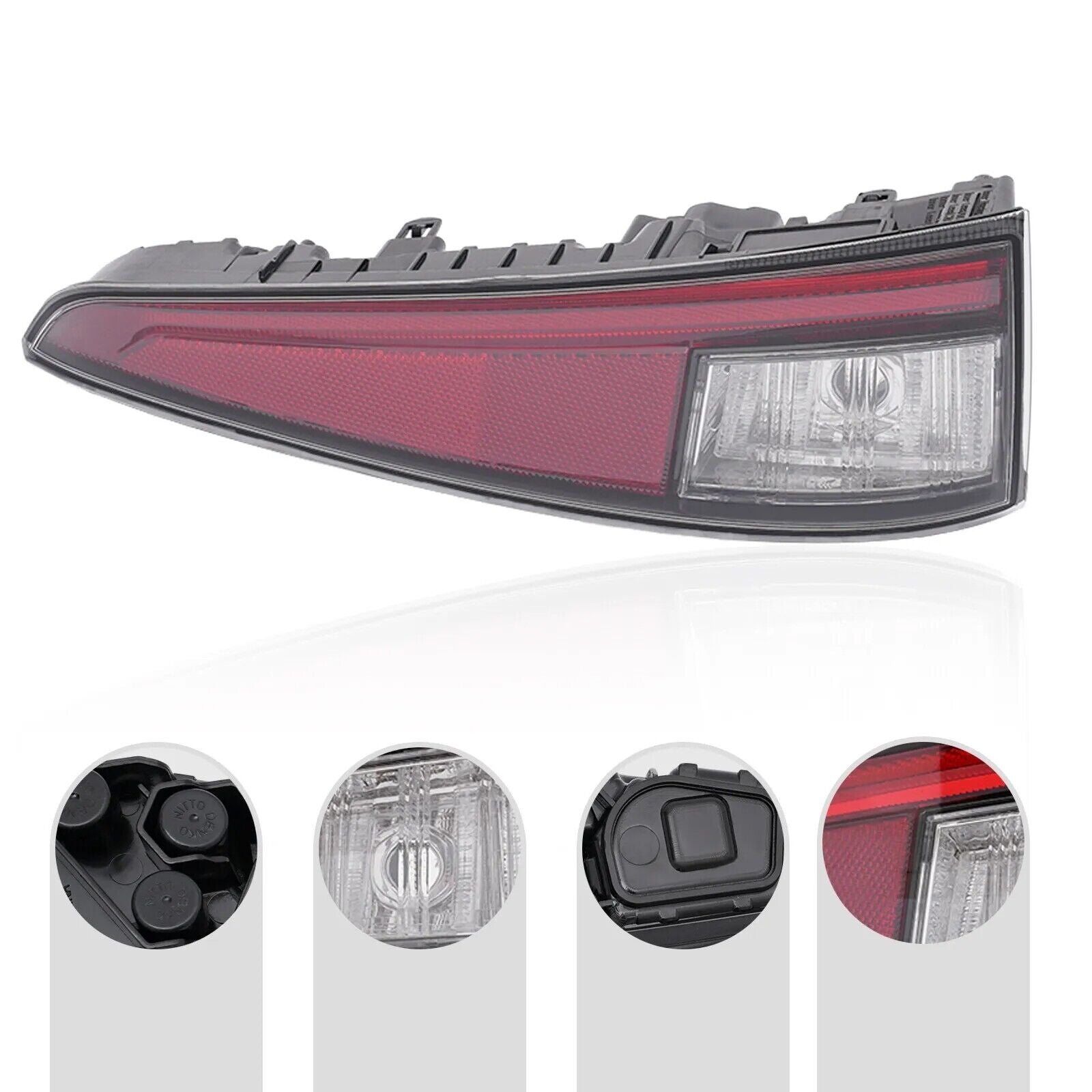 FOR TOYOTA PRIUS LED TAIL LIGHT TAIL LAMP SET LOWER SIDE IMPORT MODEL 2016-2018