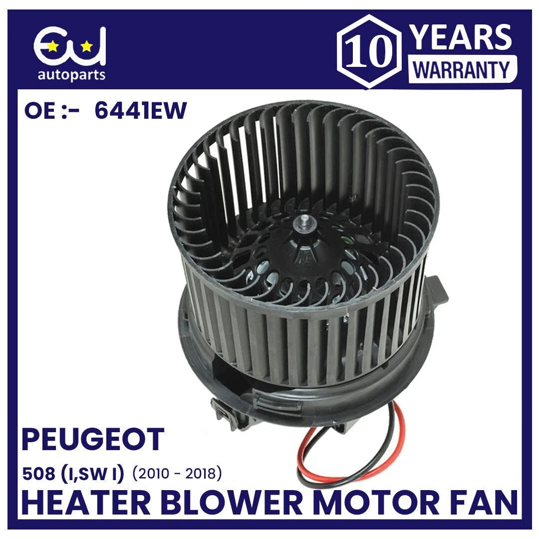 HEATER BLOWER MOTOR FAN FOR PEUGEOT 508 SW MK1 10-18 RHD 1.6 2.0 2.2 HDI 6441EW