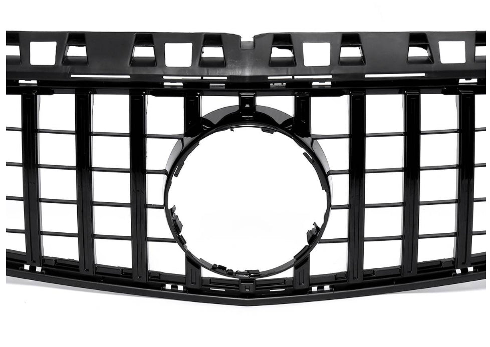 GRILLE FOR MERCEDES A CLASS W176 12-15 A45 GTR GT PANAMERICANA LOOK BLACK GRILL