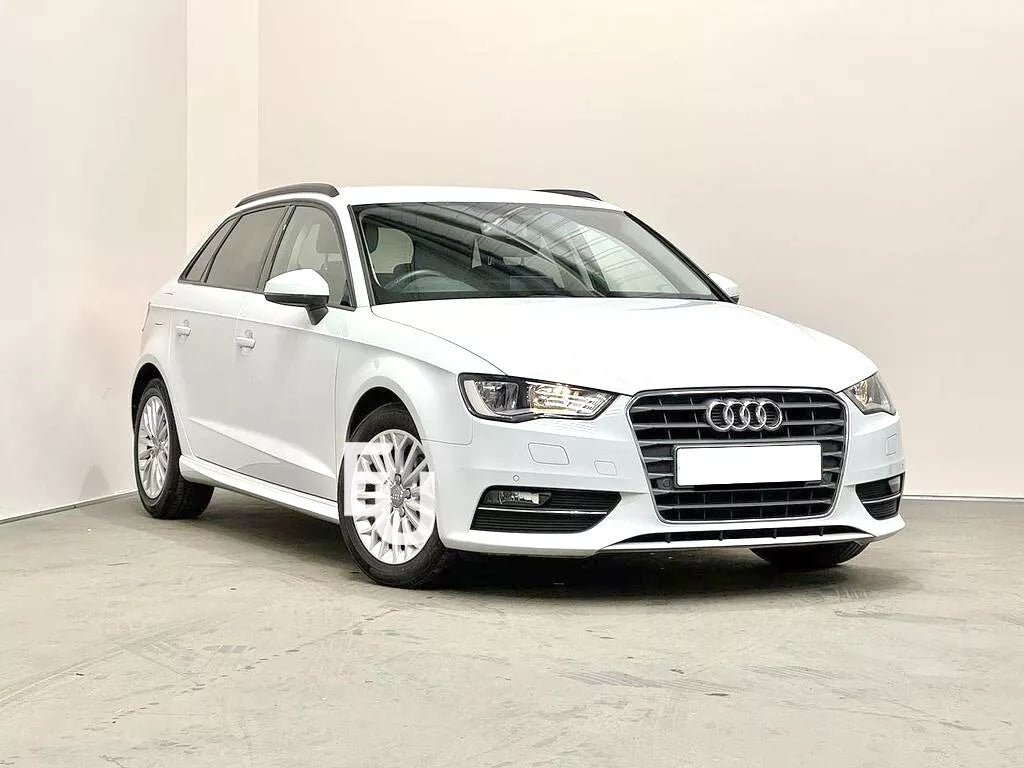 FOR AUDI A3 S3 SPORTBACK 8V 12+ FLUSH ROOF RAILS CROSS BARS BLACK ALUMINIUM TRIM