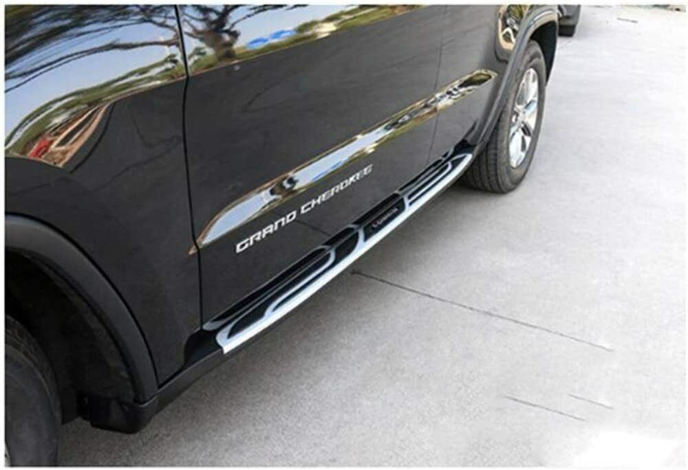 RUNNING BOARDS FOR JEEP GRAND CHEROKEE 2010+ POLISHED ALUMINIUM SIDE STEPS