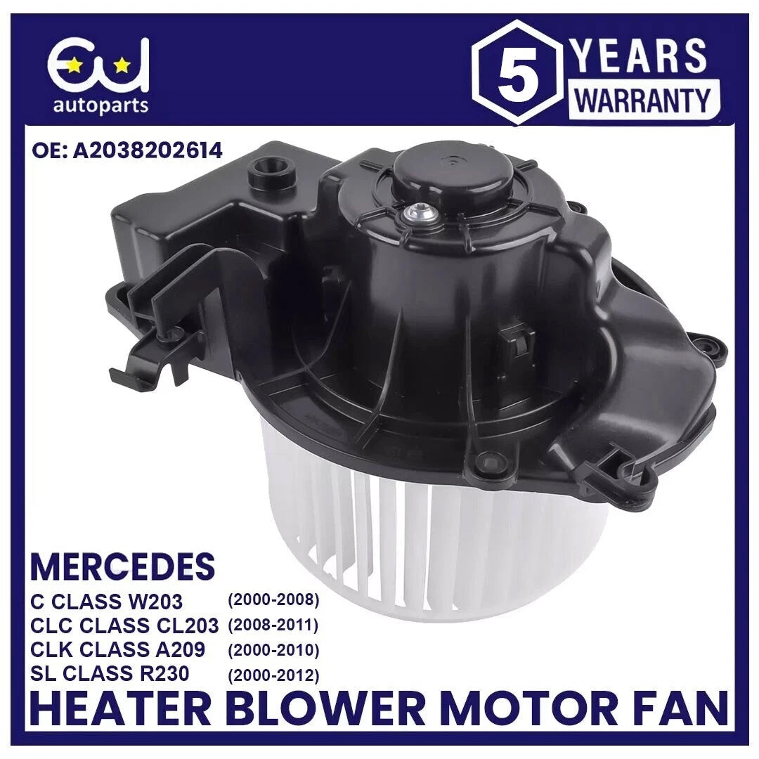 HEATER BLOWER MOTOR FAN FOR MERCEDES C CLC CLK SL CLASS W203 CL203 C209 R230