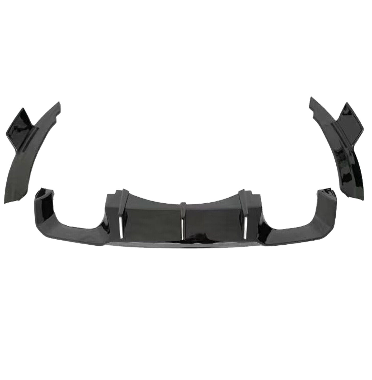 FOR BMW X5 M F85 X6 M F86 REAR BUMPER DIFFUSER SPLITTER VALANCE 3D DESIGN 15+