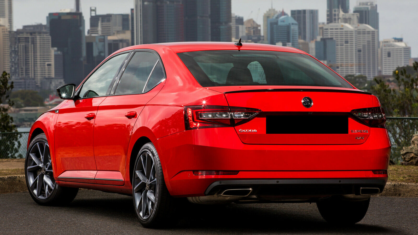 REAR BOOT SPOILER WING FOR SKODA SUPERB MK3 3V SPORTS STYLE 15-19 PRE-FACELIFT