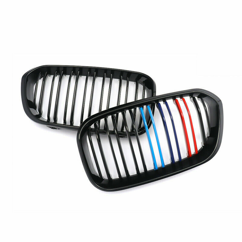 FOR BMW F20 F21 FRONT GRILLE M COLOR KIDNEY TWIN DUAL GRILLE GRILL  2015 ONWARDS