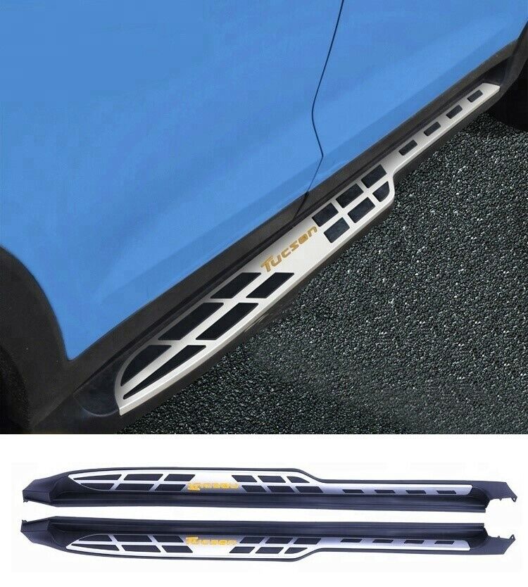 FOR HYUNDAI TUCSON 2015-2021 INTEGRATED SIDE STEPS RUNNING BOARDS OEM STYLE