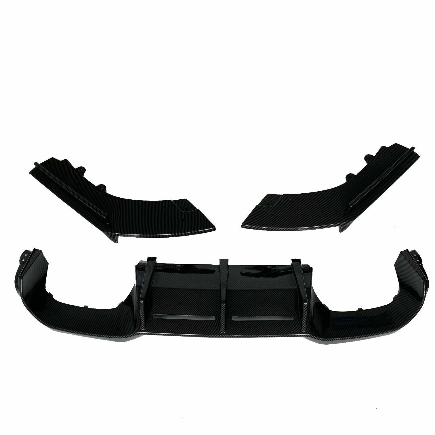 FOR BMW 2 SERIES F87 M2 REAR DIFFUSER  BUMPER VALANCE MTC STYLE CARBON LOOK 15+