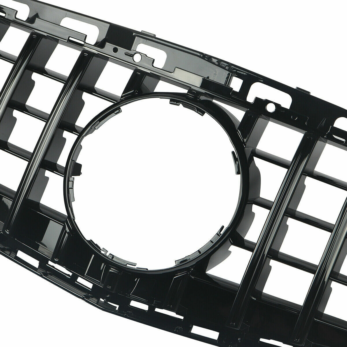 FOR MERCEDES E CLASS W212 13-2016 FRONT GRILLE GRILL BLACK PANAMERICANA GT STYLE