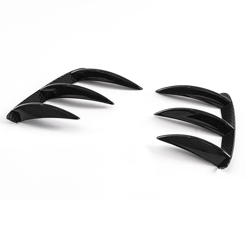 FOR MERCEDES BENZ A CLASS W176 A200 A250 A45 REAR BUMPER SPLITTER CANARD TRIM