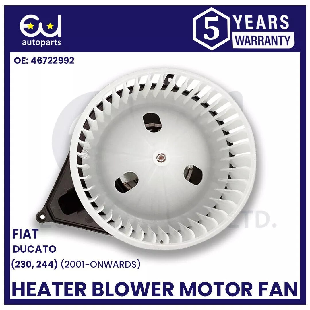 HEATER BLOWER MOTOR FAN FOR FIAT DUCATO 230 244 2001-ONWARDS LHD