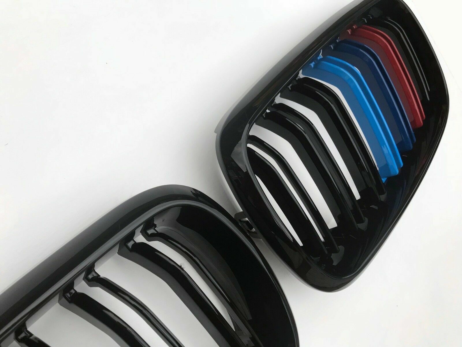 FOR BMW F15 F85 X5 F16 F86 X6 TWIN KIDNEY GRILLE GRILL GLOSS M COLOR 2014 ONWARD