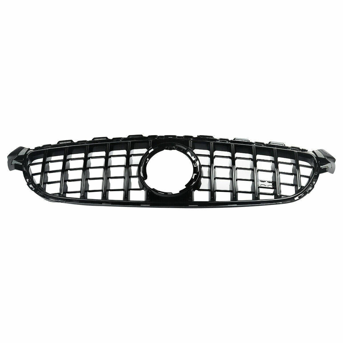 MERCEDES C CLASS C63 W205 FACELIFT GLOSS BLACK GT FRONT GRILL GRILLE FOR 2019 +