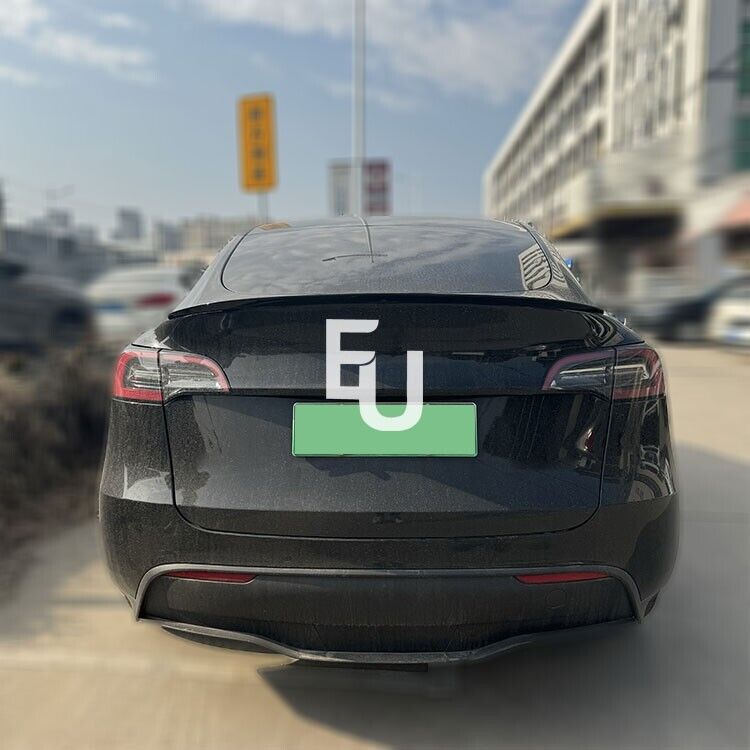 FOR TESLA MODEL Y REAR BOOT SPOILER WINGS ABS TRUNK LIP TAIL WING GLOSS 2020+