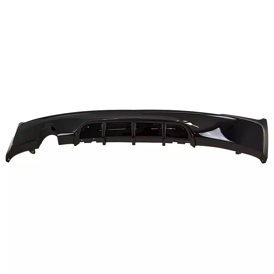 MP STYLE REAR BUMPER DIFFUSER LIP SINGLE OUTLET FOR BMW 2 SERIES F22 F23 14-21