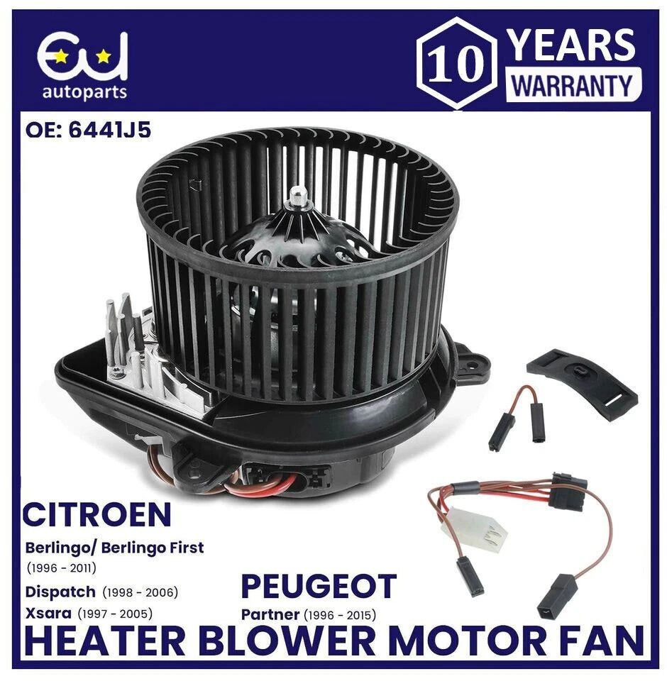 HEATER BLOWER MOTOR FAN FOR CITROEN DISPATCH BERLINGO ZX PEUGEOT PARTNER EXPERT