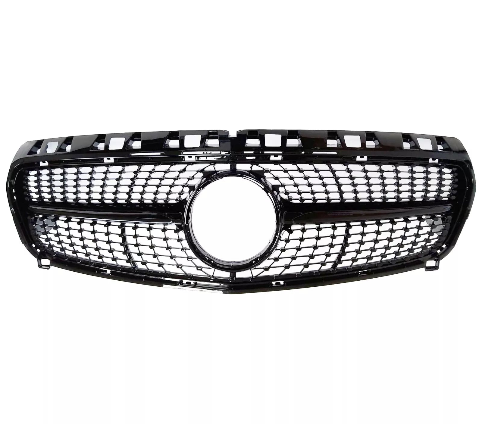 DIAMOND CHROME FRONT BUMPER GRILLE GRILL FOR MERCEDES A CLASS W176 PRE FACELIFT