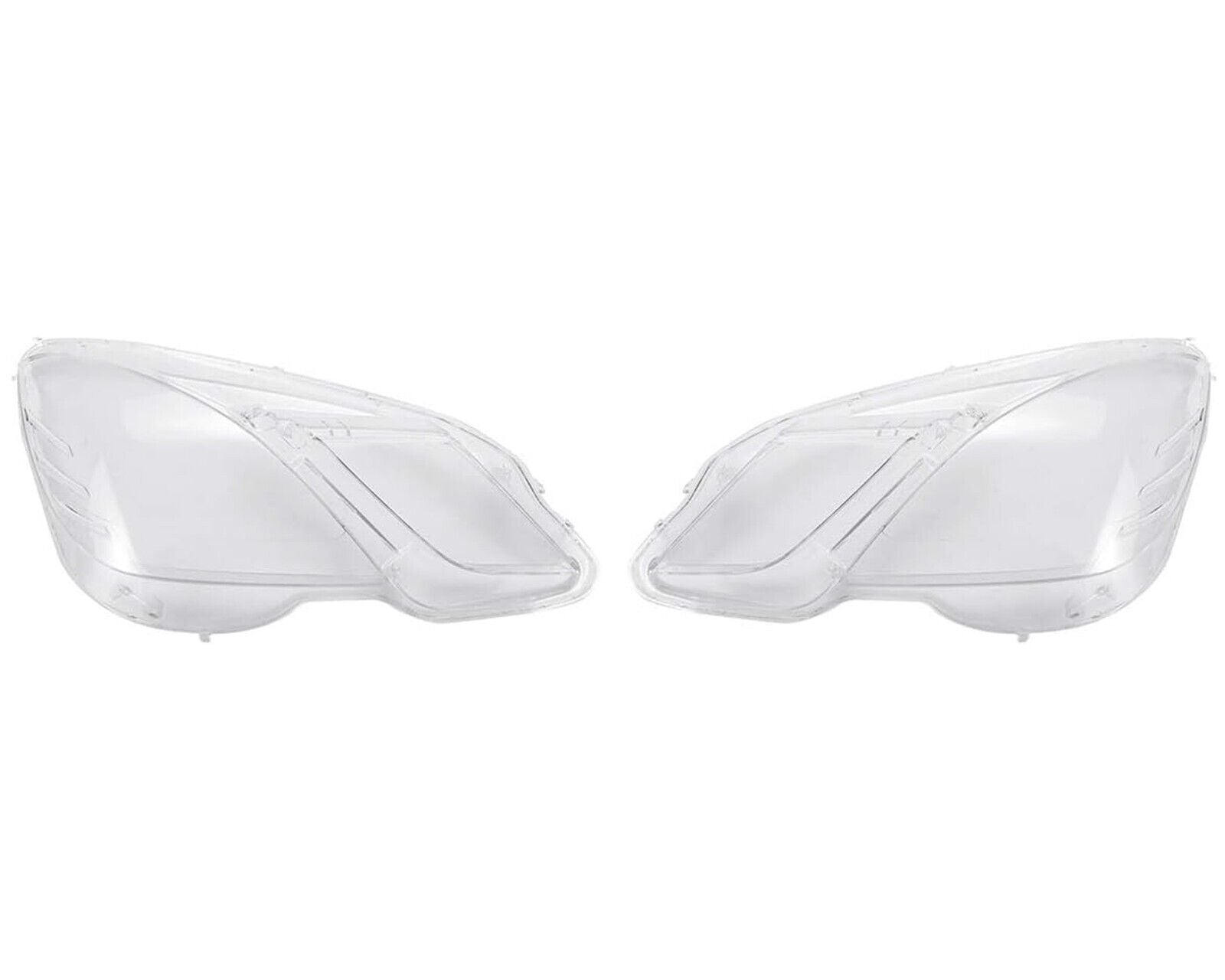 L+R HEADLIGHT LENS COVER REPLACEMENT FOR MERCEDES-BENZ E CLASS W212 2009-2013