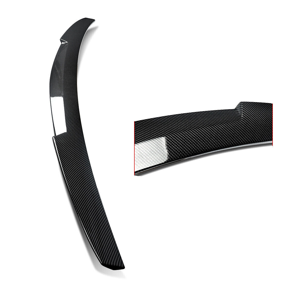 REAR BOOT SPOILER M4 STYLE PRE LCI FOR AUDI A4 S4 RS4 B8 SALOON 08-12 CARBON