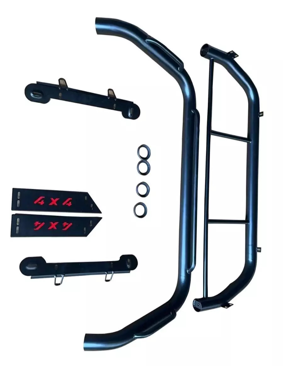 BLACK TEXTURED DOUBLE CAB PICKUP IRON ROLL BAR FOR NISSAN NAVARA NP300 D23 2016+