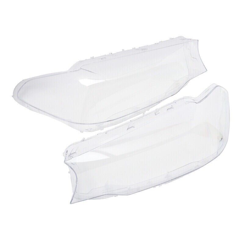L+R HEADLIGHT LENS COVER HEADLAMP SHELL FOR BMW G30 G31 G38 5 SERIES 2016-2019
