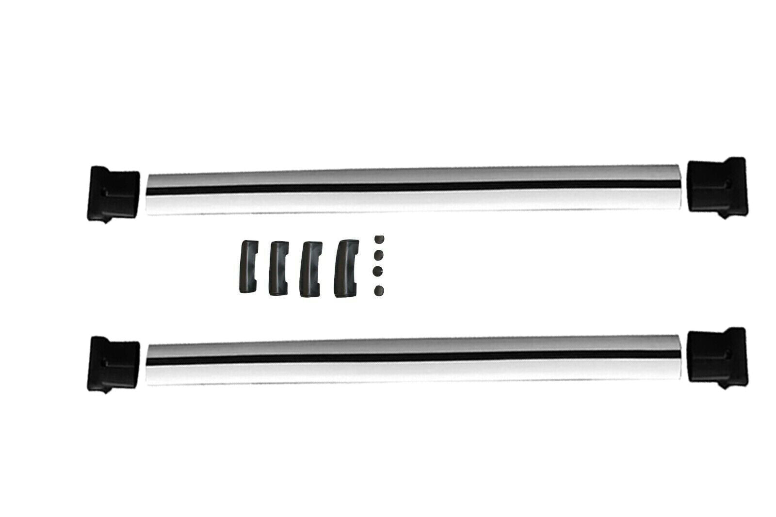BERLINGO AND PARTNER ROOF RACK RAILS & CROSS BARS SET - SATIN SILVER 2008-2019