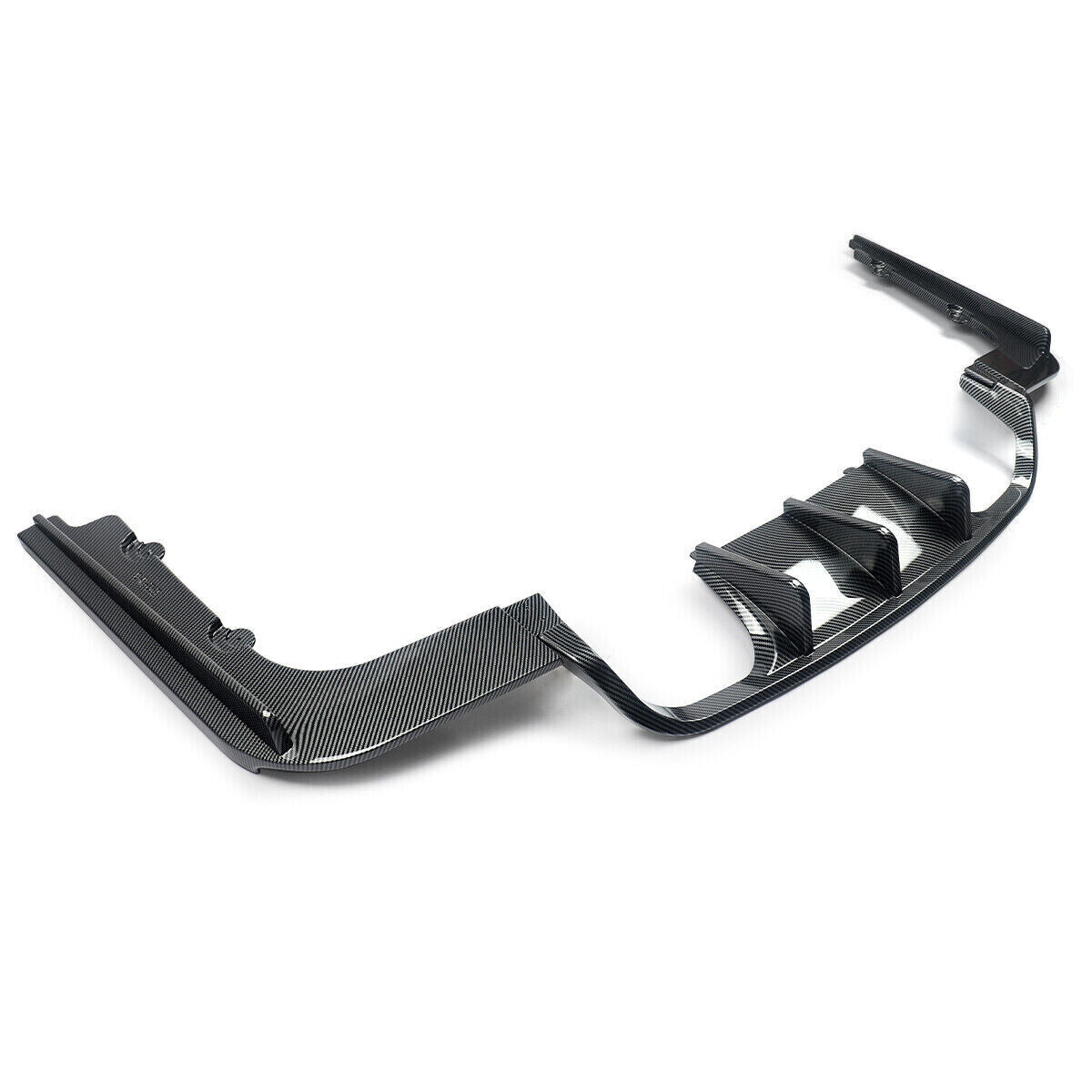 FOR BMW E92 E93 M3 MP STYLE REAR DIFFUSER QUAD EXHAUST CARBON LOOK  2008-2013