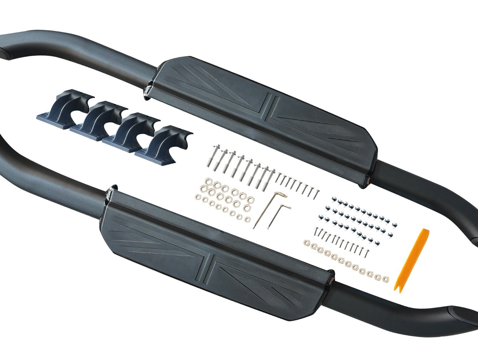 RUNNING BOARD SIDE STEPS FOR LAND ROVER DEFENDER 90 L663 UNION JACK DESIGN 20+