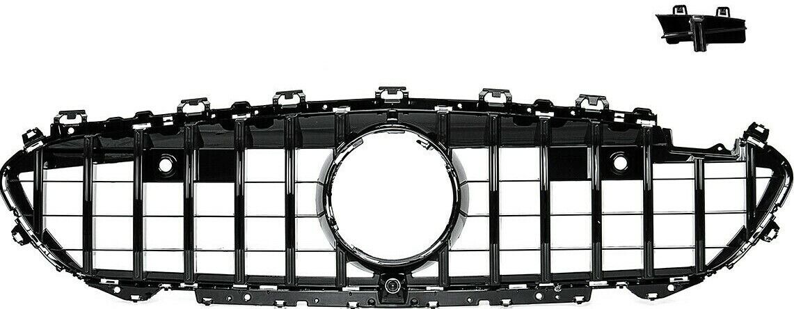 FOR MERCEDES CLS CLASS C257 W257 COUPE GT R STYLE FRONT GRILLE GRILL BLACK 18+